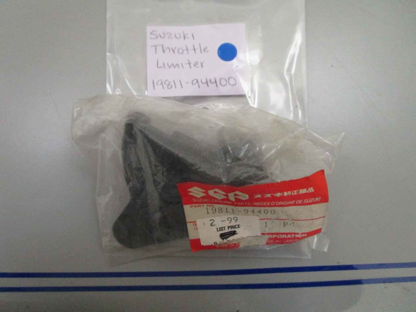*NEW OEM* 0810 Suzuki Throttle Limiter 19811-94400