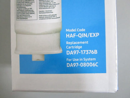 Samsung NEW OEM Refrigerator Water Filter LOT OF 2 DA97-17376B HAF-QIN/EXP 0820