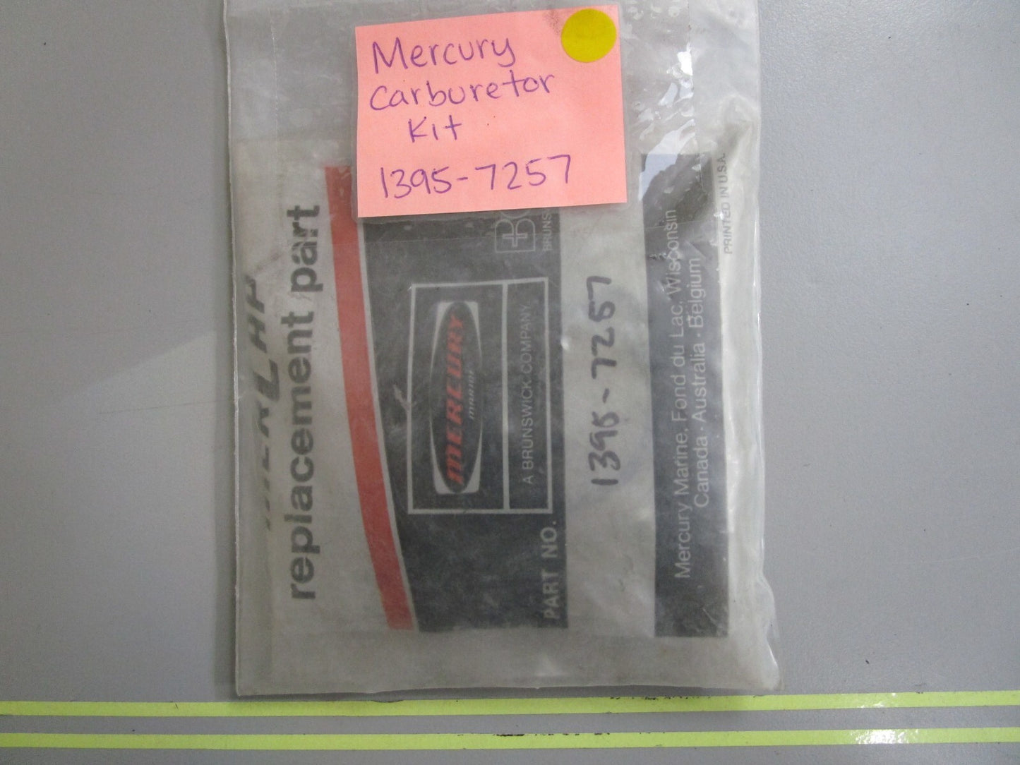 *NEW OEM* 0810 Mercury Quicksilver Carburetor Kit 1395-7257