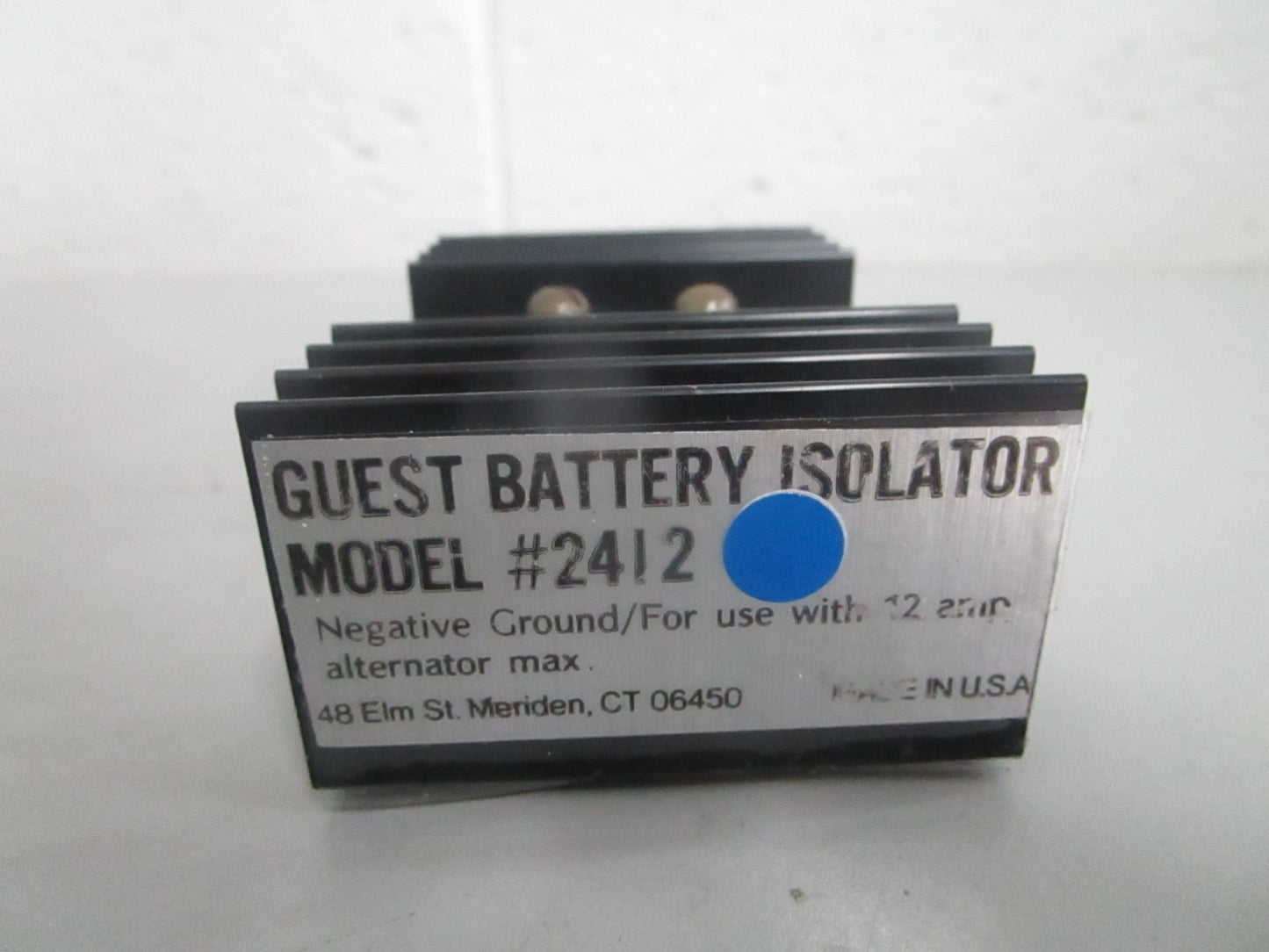 NEW #2412 Guest Battery Isolator 0820