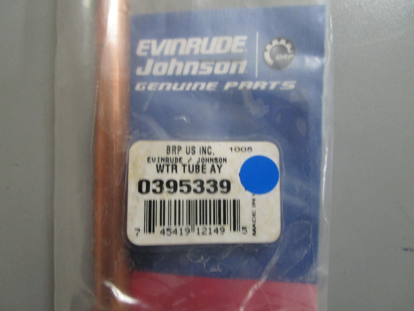 *NEW OEM* 0810 OMC Johnson Evinrude Water Tube Assembly 395339 0395339