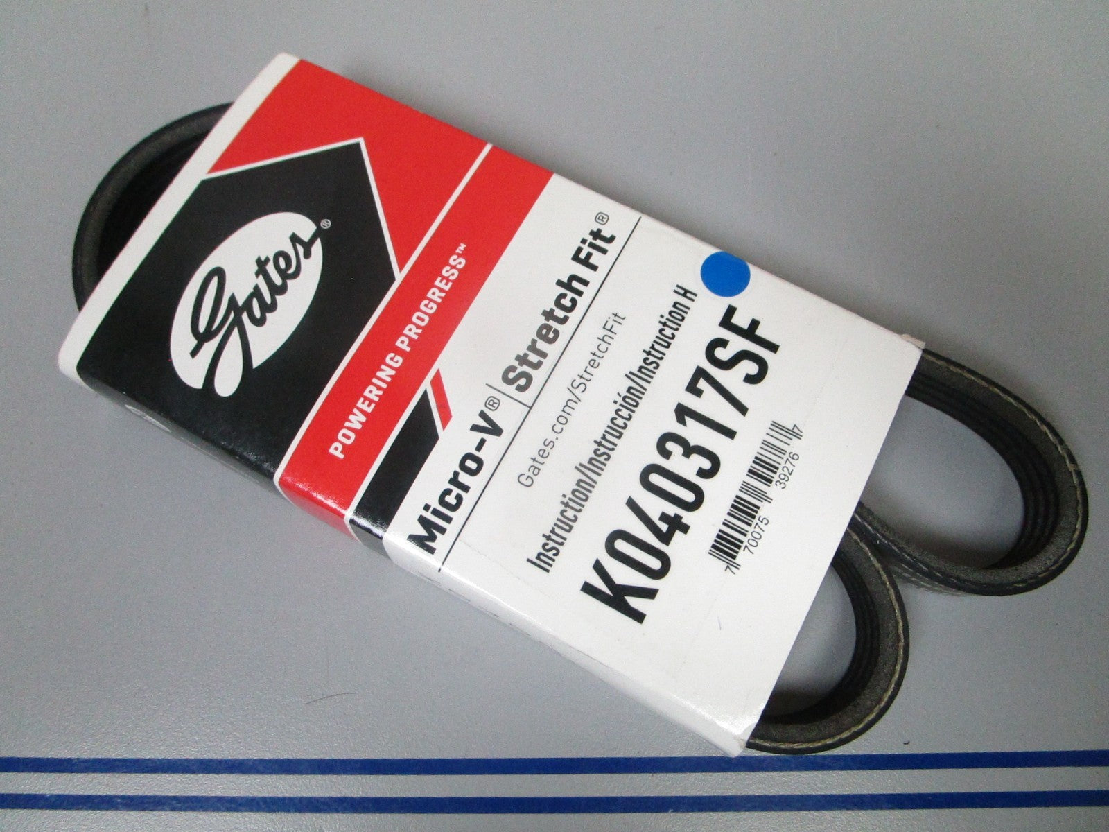 NEW K040317SF Gates Micro-V Stretch Fit Belt 0720