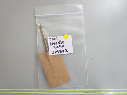 *NEW OEM* 0810 OMC Johnson Evinrude Needle Valve 314892 0314892