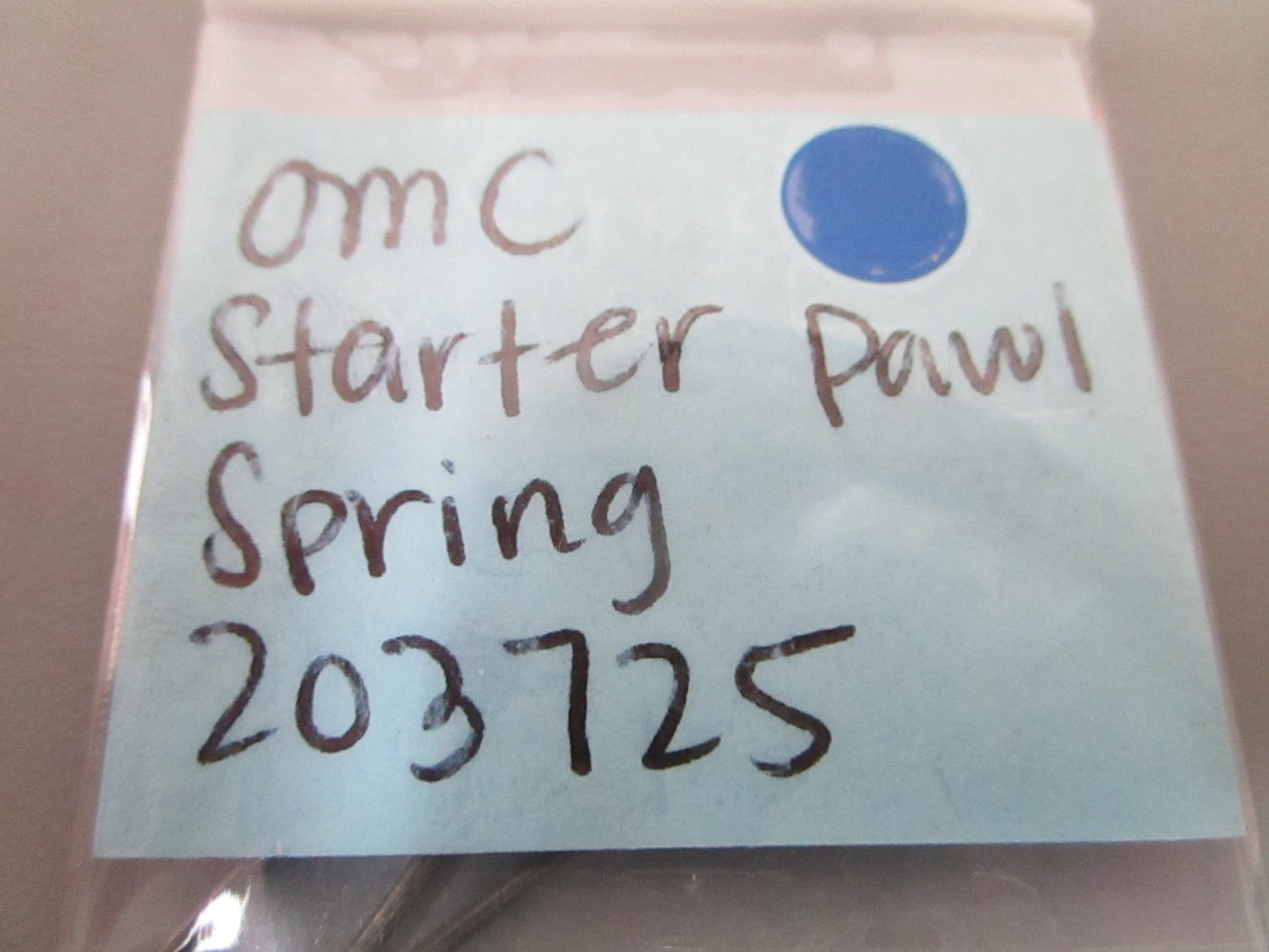 NEW OEM 203725 0203725 OMC Johnson Evinrude Starter Pawl Spring 0810