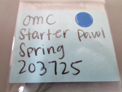 NEW OEM 203725 0203725 OMC Johnson Evinrude Starter Pawl Spring 0810