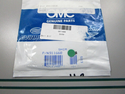 NEW OEM (LOT OF 3) 911668 0911668 OMC Johnson Evinrude Shim 0810