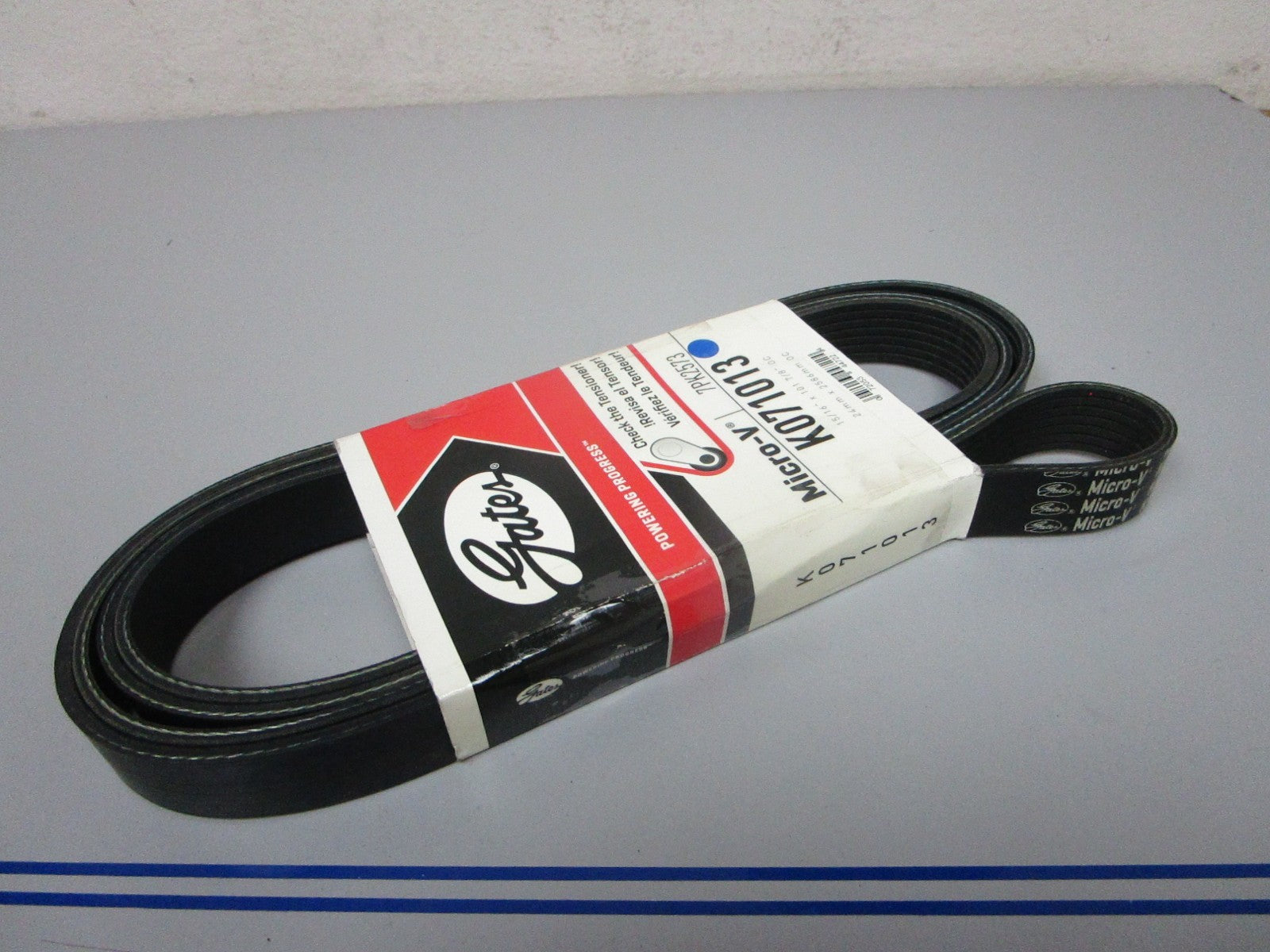 NEW K071013 Gates Micro-V 15/16" x 101 ⅞" Serpentine Belt 0720