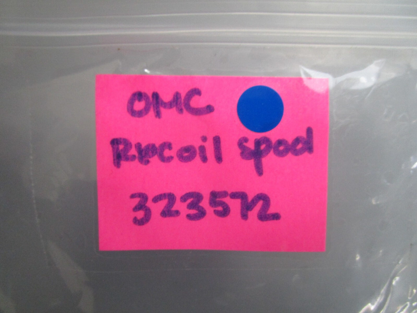 *NEW OEM* 0820 OMC Johnson Evinrude Recoil Spool 323572 0323572