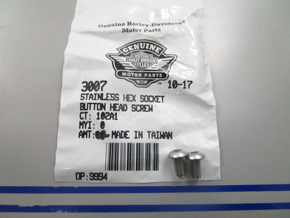*NEW OEM* (LOT OF 2) 0810 Harley Davidson Button Head Screw 3007