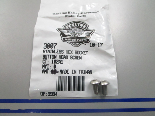 *NEW OEM* (LOT OF 2) 0810 Harley Davidson Button Head Screw 3007