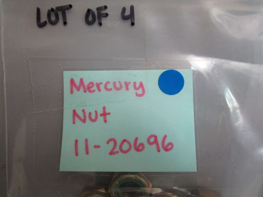 *NEW OEM* (LOT OF 4) 0770 Mercury Quicksilver Nut 11-20696