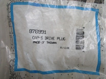 *NEW OEM* 0810 Mercury Quicksilver Drive Plug Cap 878991