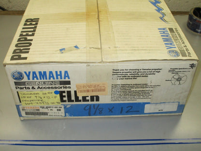 *NEW OEM* 0820 Yamaha 20HP 25Hp 9⅛ ×12 Propeller 664-45972-00-98