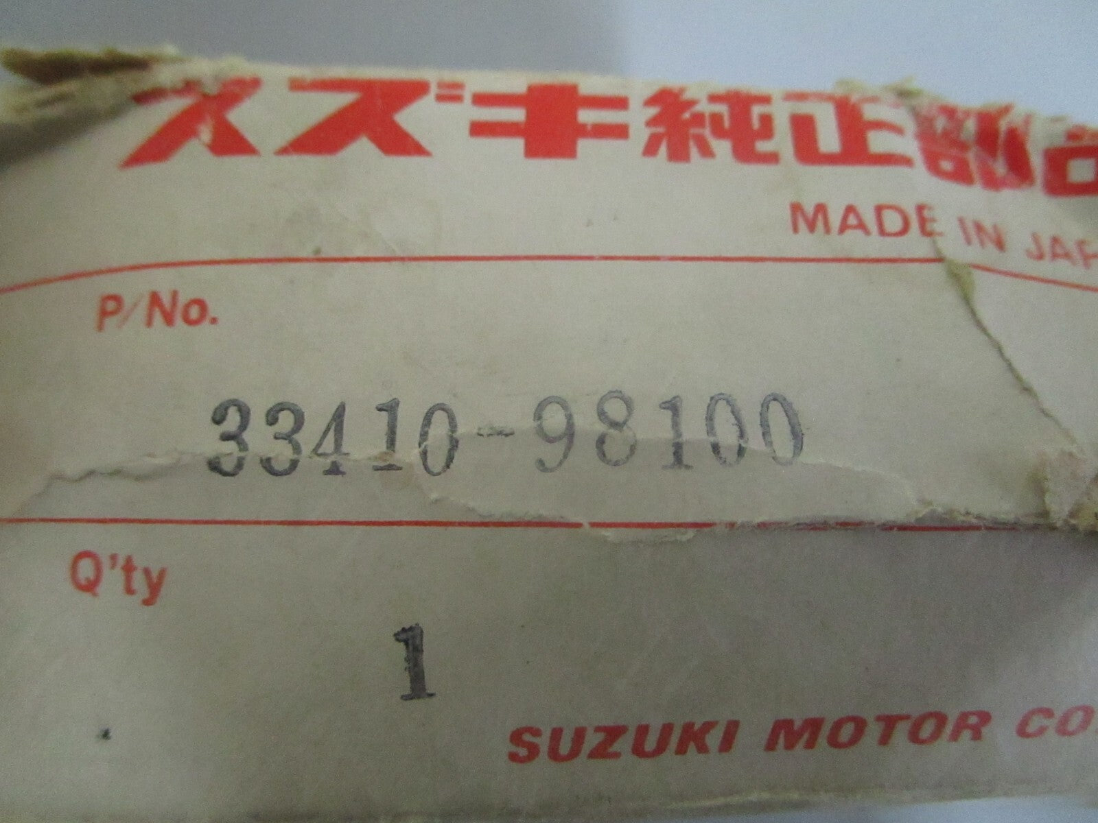 *NEW OEM* 0820 Suzuki Upper Ignition Coil 33410-98100