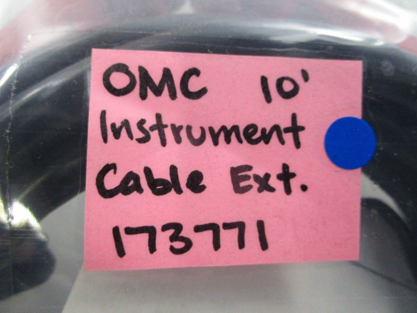 *NEW OEM* 0810 OMC Johnson Evinrude 10' Instrument Cable Ext. 173771 0173771
