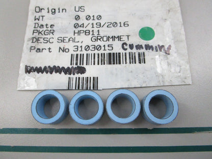 NEW OEM (LOT OF 4) 3103015 Cummins Grommet Seal 0810