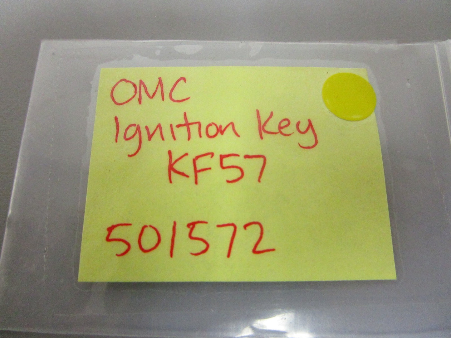 *NEW OEM* 0810 OMC Johnson Evinrude Ignition Key KF57 501572 0501572