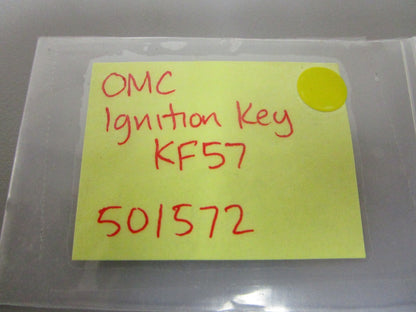 *NEW OEM* 0810 OMC Johnson Evinrude Ignition Key KF57 501572 0501572