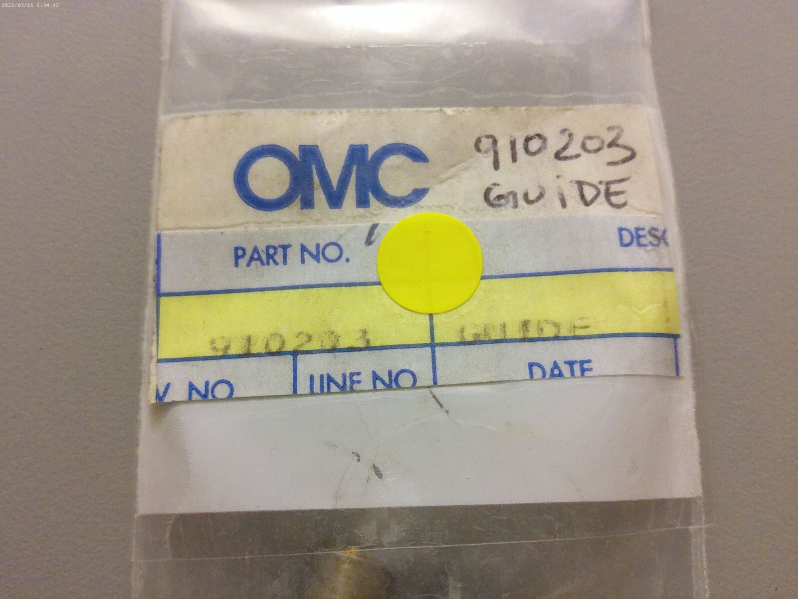 *NEW OEM* 0810 OMC Johnson Evinrude Guide 910203 0910203