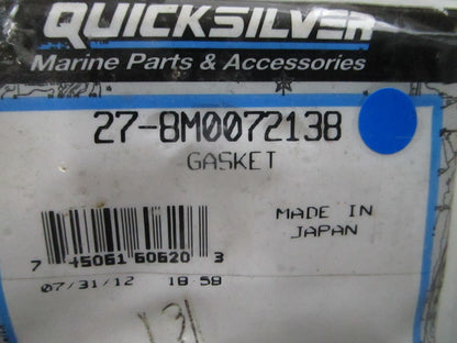 *NEW OEM* 0810 Mercury Quicksilver Gasket 27-8M0072138