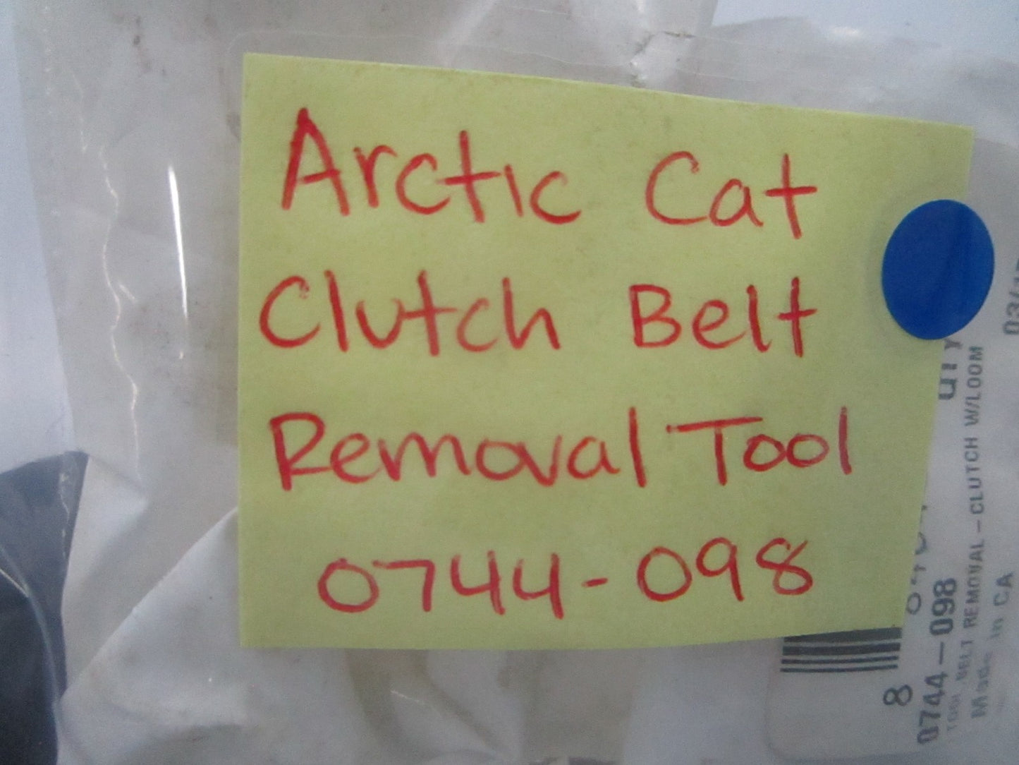 *NEW OEM* 0810 Arctic Cat Clutch Belt Removal Tool 0744-098