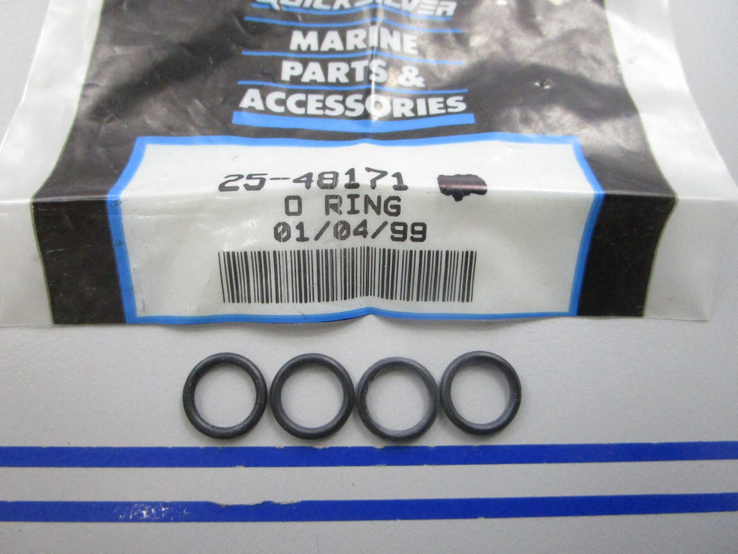 NEW OEM (LOT OF 4) 25-48171 Mercury Quicksilver O-Ring 0810
