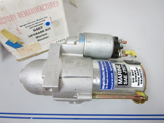*NEW* 0720 Wright Electric SAE J1171 Starter 6407