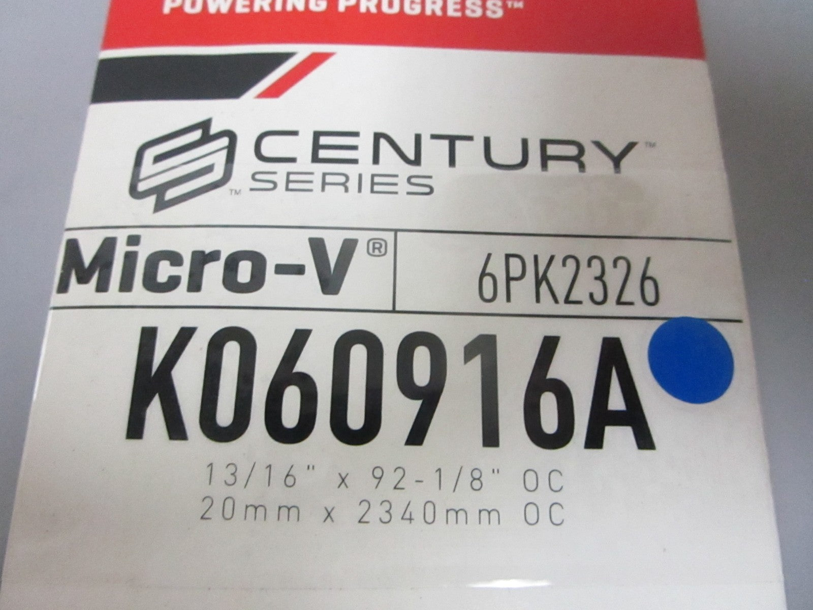 NEW K060916A Gates Micro-V 13/16" x 92 ⅛" Serpentine Belt 0720