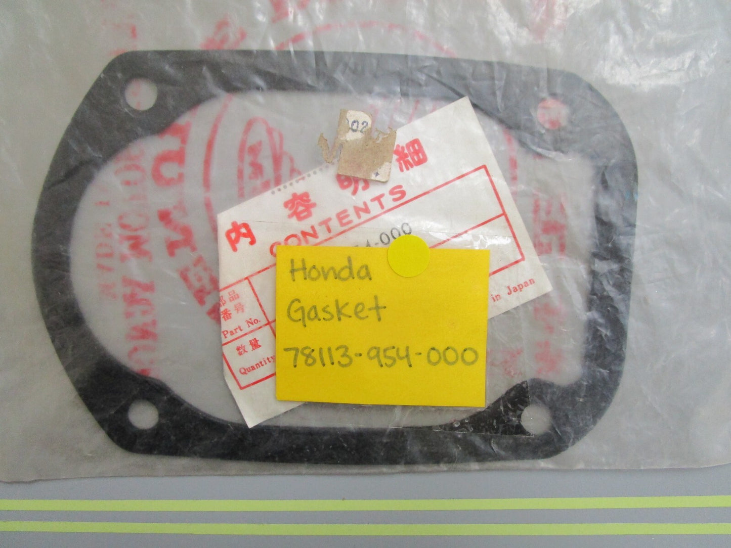 *NEW OEM* 0810 Honda Gasket 78113-954-000
