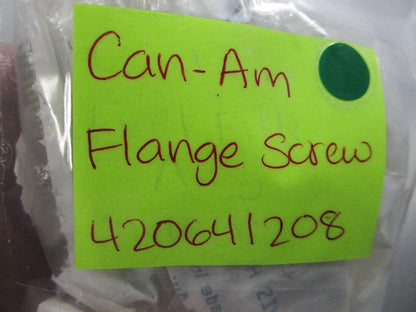 NEW OEM (LOT OF 4) 420641208 Can-Am Flange Screw 0810