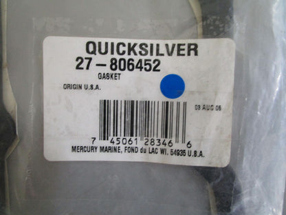*NEW OEM* 0820 Mercury Quicksilver Gasket 27-806452
