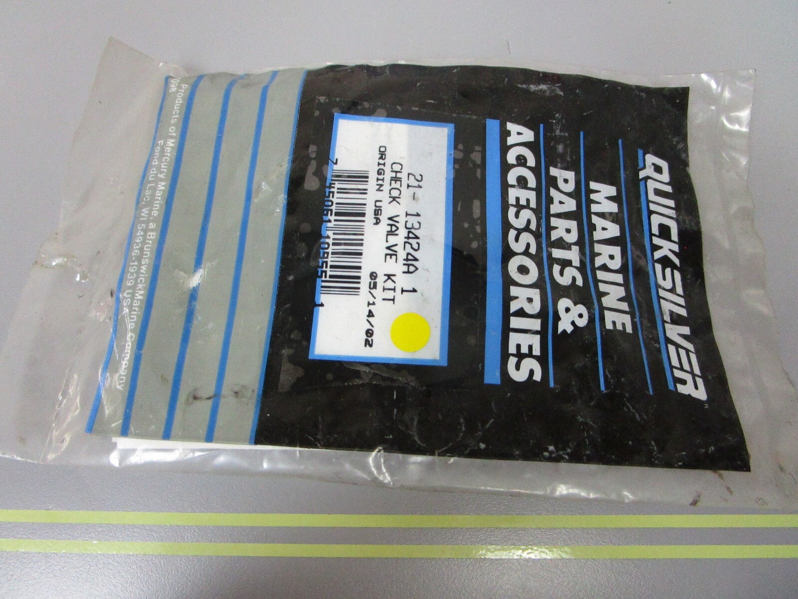 *NEW OEM* 0810 Mercury Quicksilver Check Valve Kit 21-13424A1