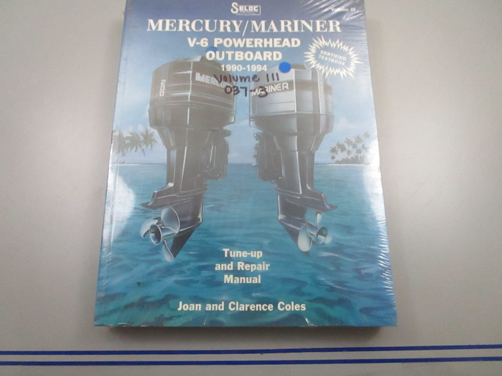 *NEW OEM* 0720 Mercury Mariner 1990- 1994 V6 Powerhead Outboard Volume III 037-3