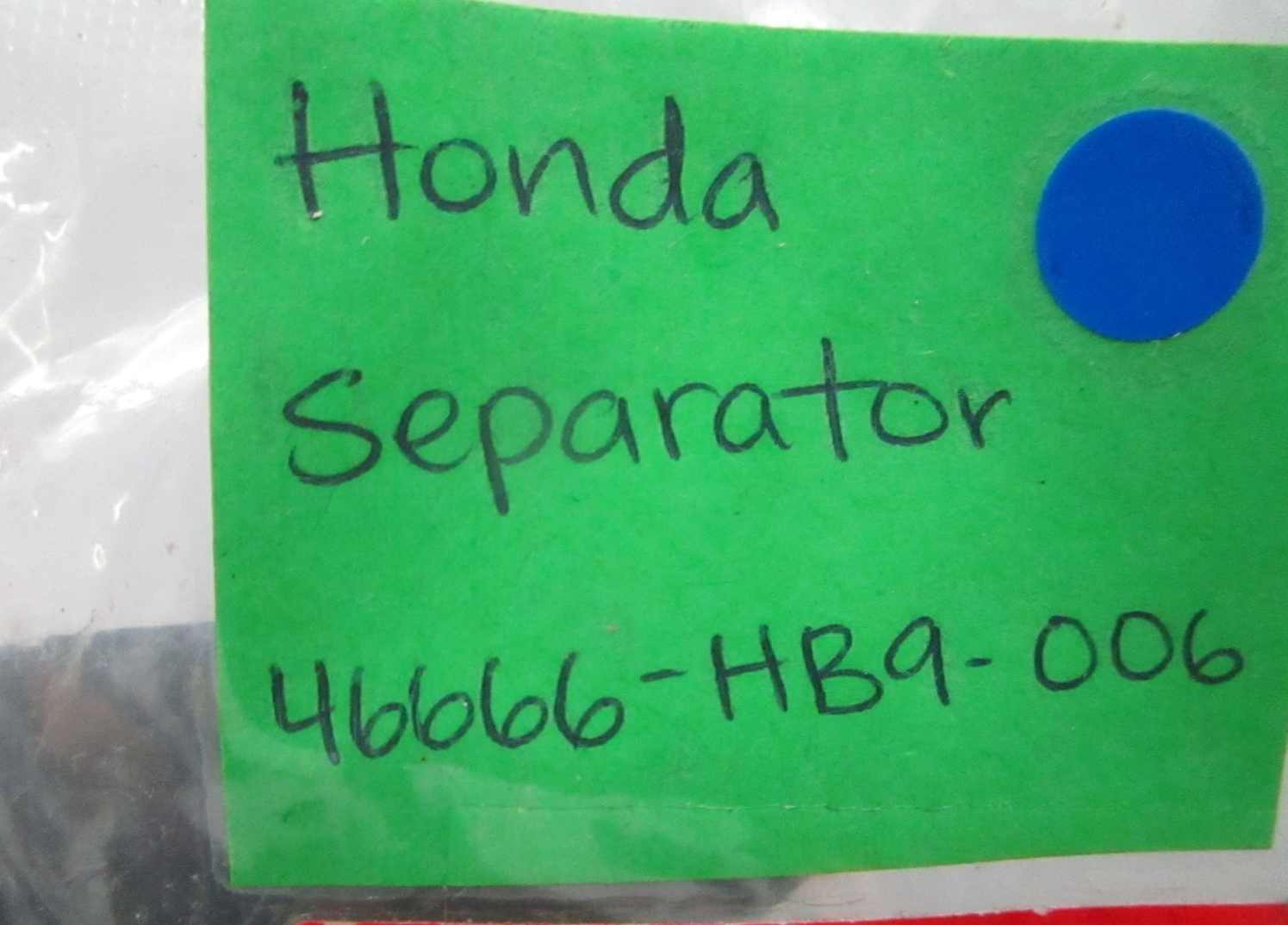 *NEW OEM* 0810 Honda Separator 46666-HB9-006