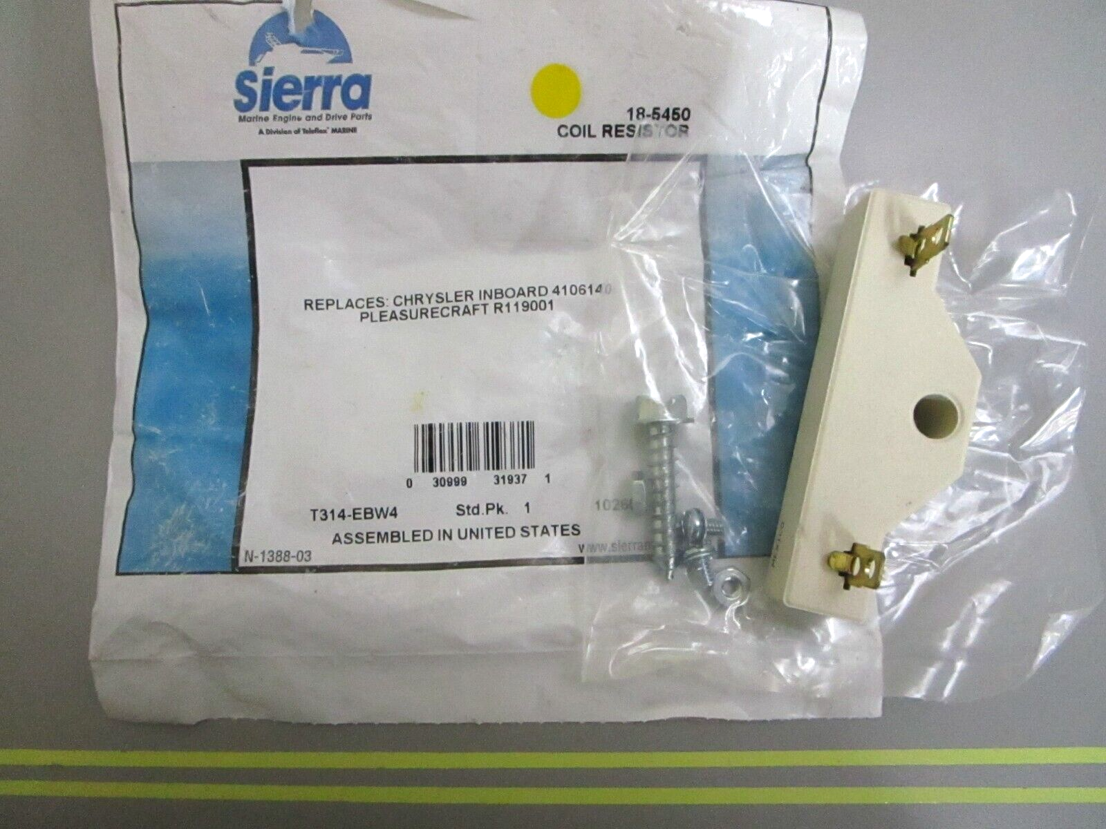*NEW* 0750 Sierra COIL RESISTOR 18-5460