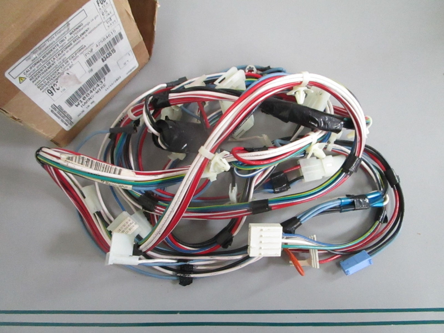 NEW OEM W10846437 Whirlpool Wire Harness 0820