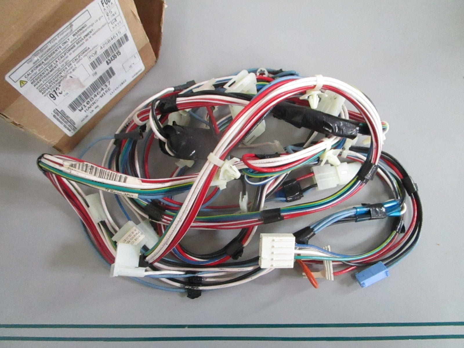 NEW OEM W10846437 Whirlpool Wire Harness 0820