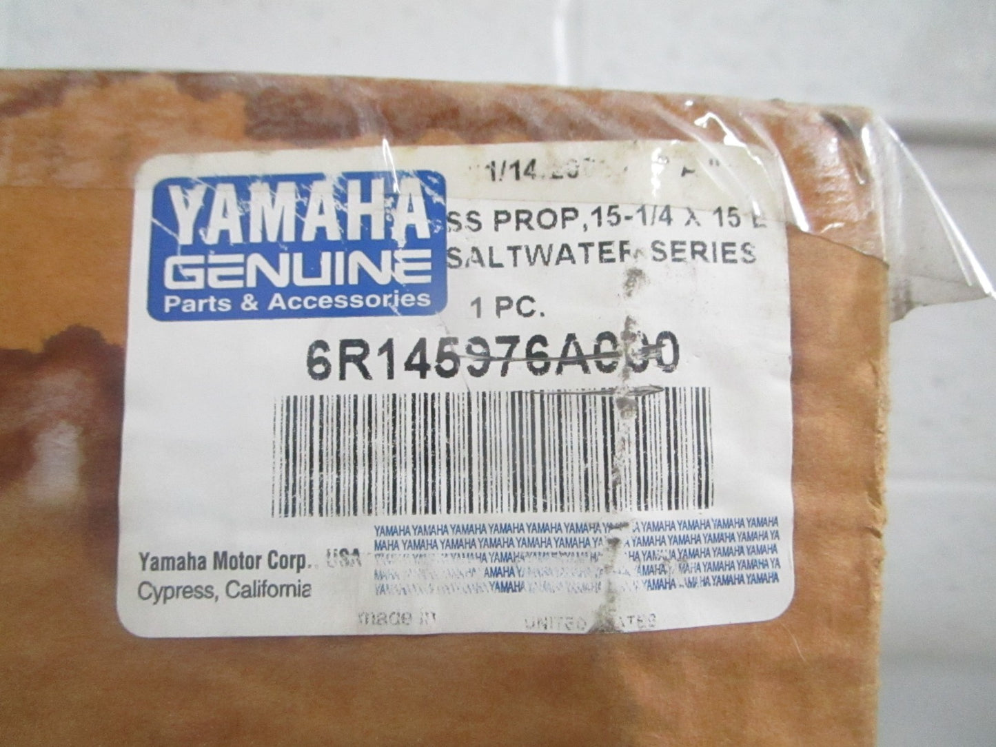 NEW OEM 6R1-45976-A0-00 Yamaha 150-300HP 3×15¼×15 Propeller 0820