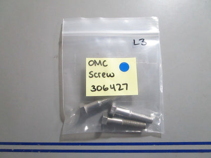 *NEW OEM* (LOT OF 3) 0810 OMC Johnson Evinrude Screw 306427 0306427