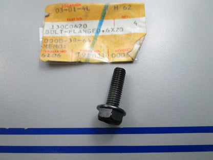 NEW OEM Kawasaki 130C0620 6 x 20 Flanged Bolt 0810