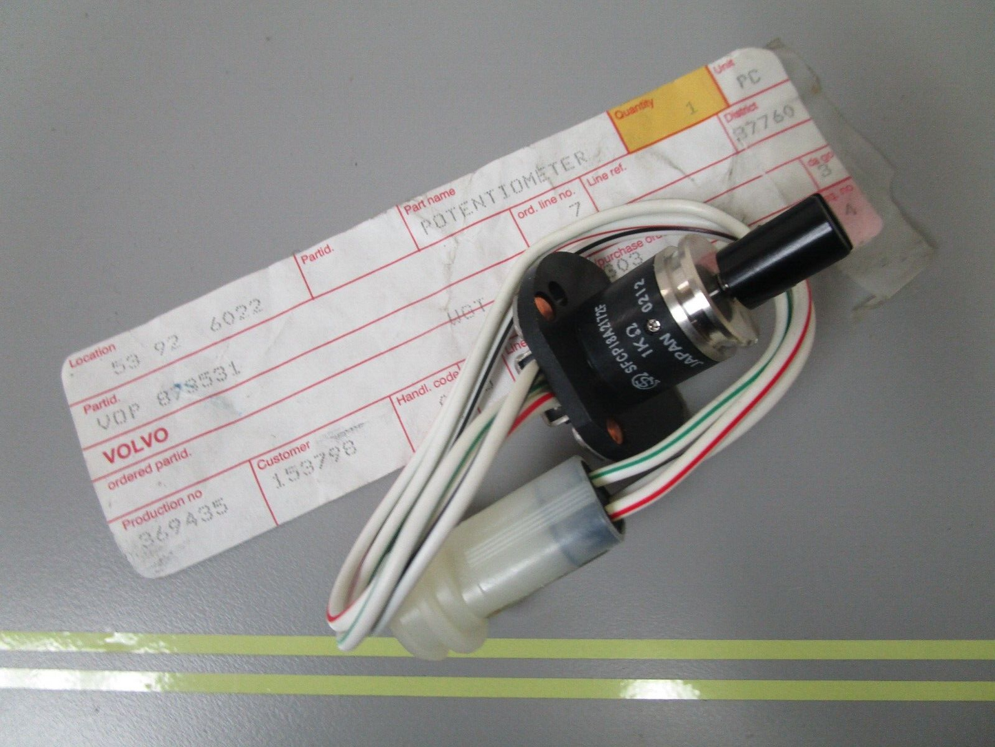 *NEW OEM* 0720 Volvo Penta Potentiometer 873531