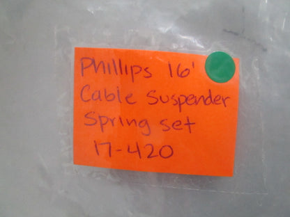 NEW OEM 17-420 Phillips 16' Cable Suspender Spring Set 0820
