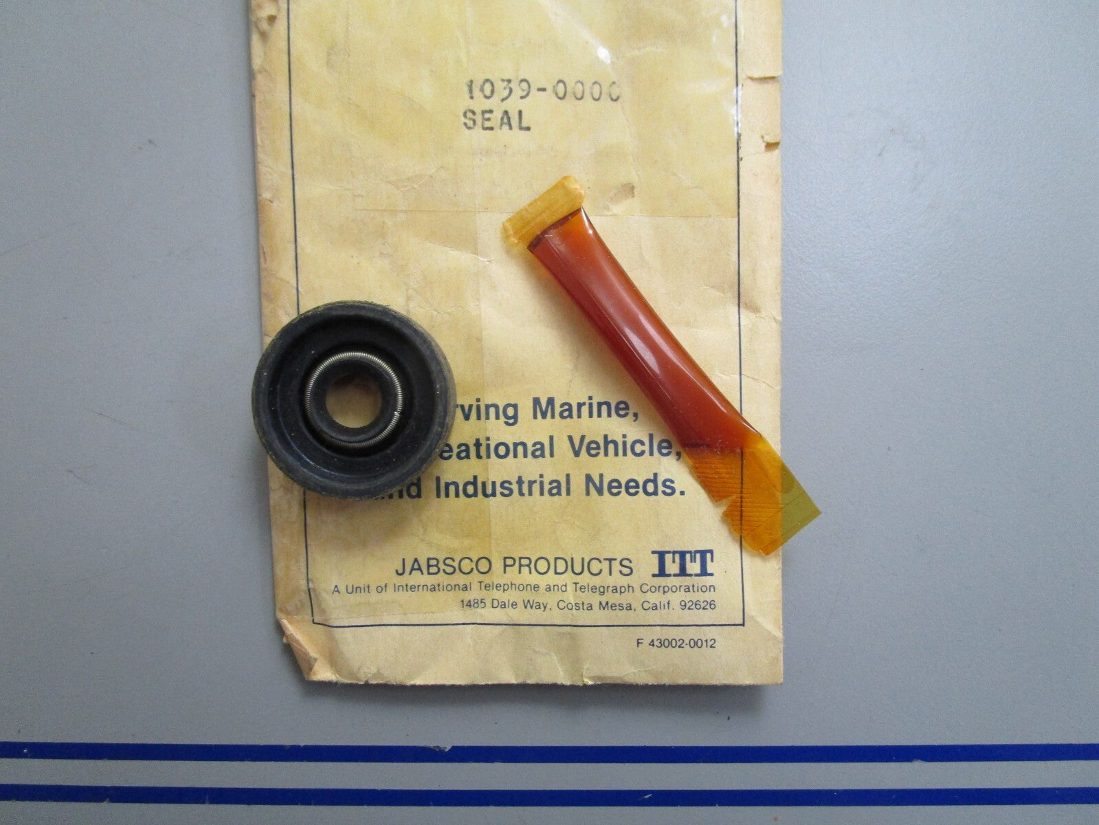 *NEW OEM* 0820 Jabsco Seal 1039-0000