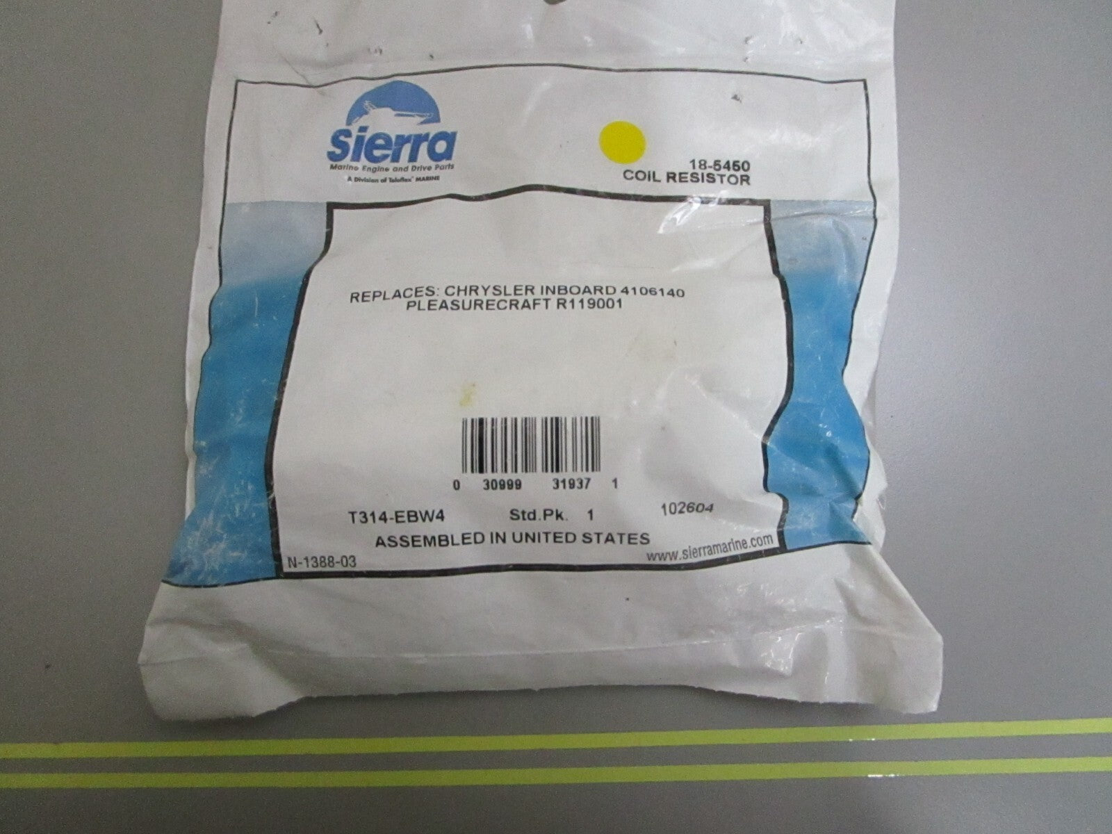 *NEW* 0750 Sierra COIL RESISTOR 18-5460