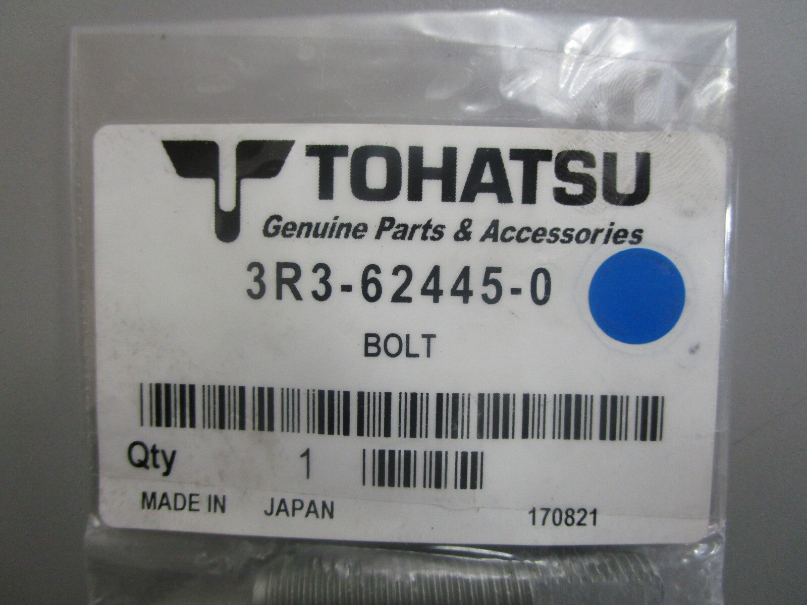 *NEW OEM* 0810 Tohatsu Bolt 3R3-62445-0 3R3624450