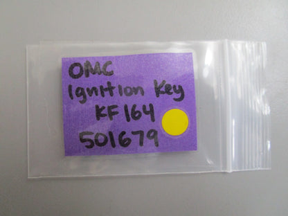 *NEW OEM* 0810 OMC Johnson Evinrude Ignition Key KF164 501679 0501679