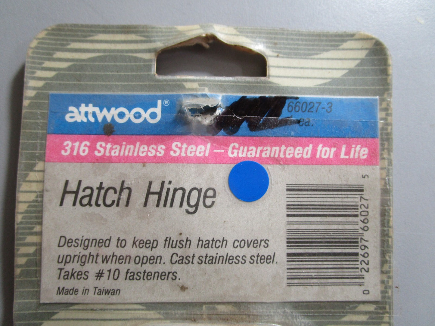 *NEW* 0810 Attwood Stainless Steel Hatch Hinge 316