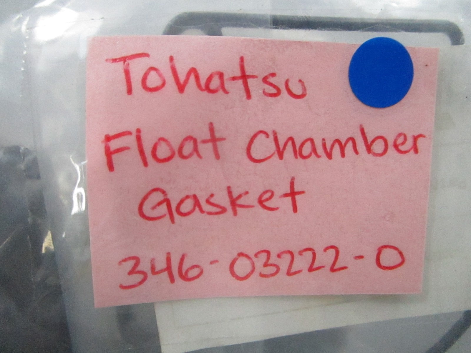 *NEW OEM* 0810 Tohatsu Float Chamber Gasket 346-03222-0 346032220