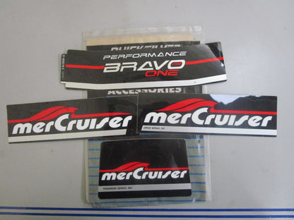 *NEW OEM* 0820 Mercury Bravo I Decal Set 37-861433A98
