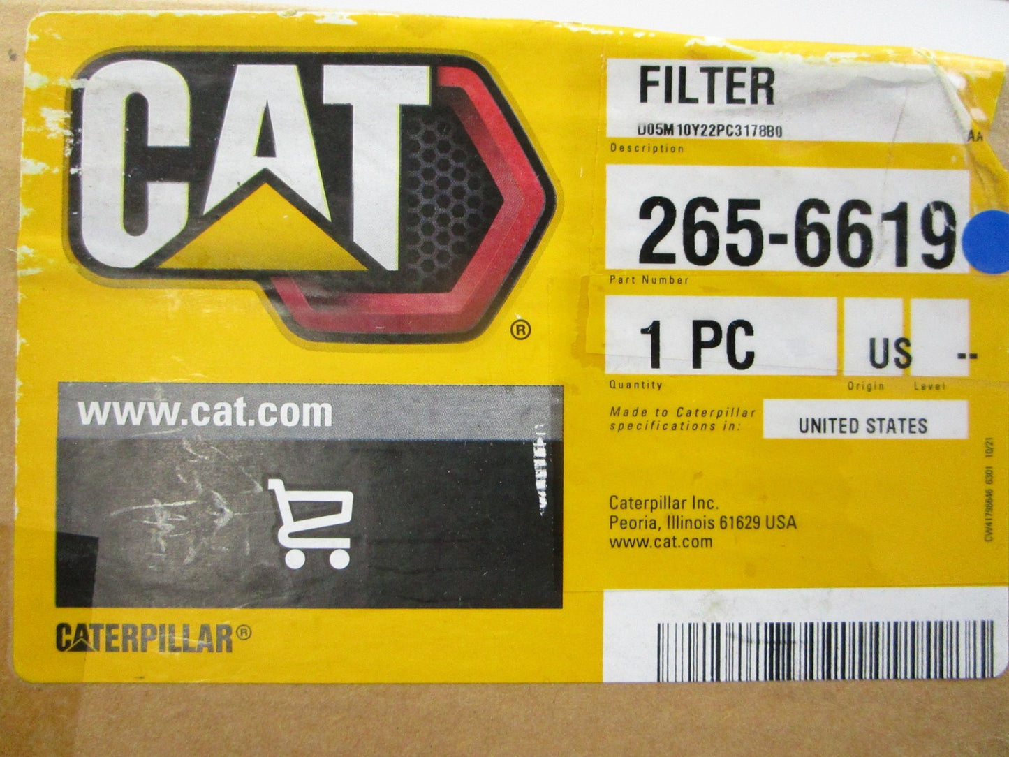 *NEW OEM* 0810 CAT Filter 265-6619